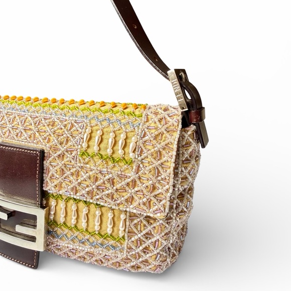 Vintage Fendi beaded baguette 1998 - Picture 3 of 8